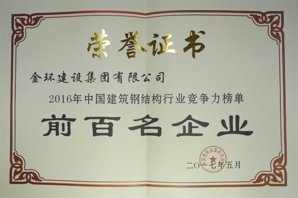 2016年度前百名企業(yè)